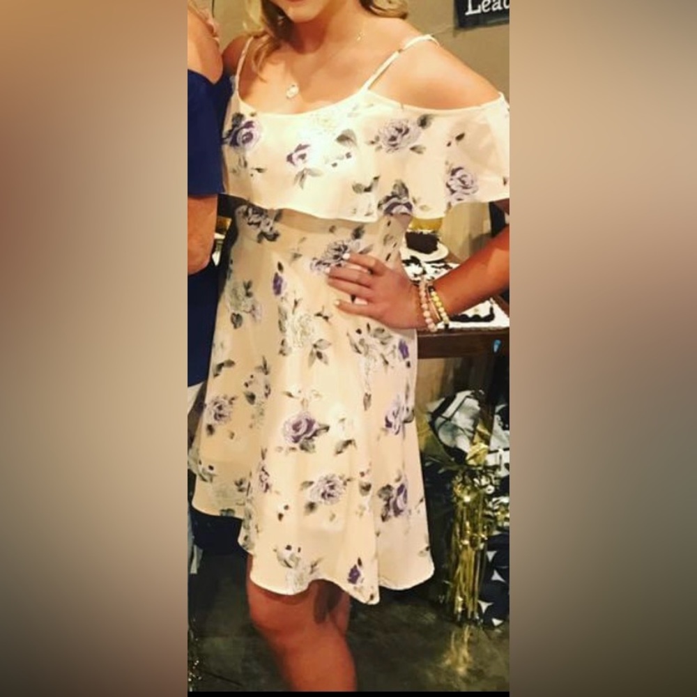 Boutique Light Pink Floral dress